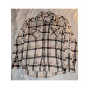 Wrangler Jeans 1977 Philadelphia Eagle Flannel Shirt size XL